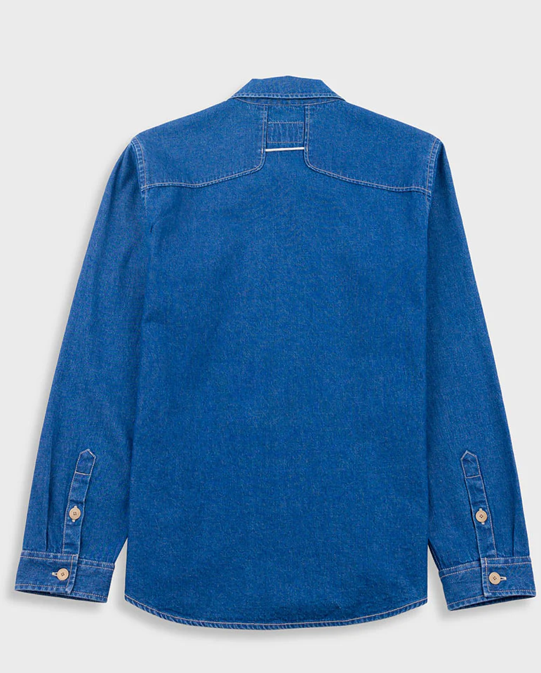 LOOP SHIRT - LIGHT DENIM - Image 6