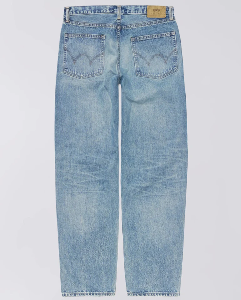 Loose Fit Kaihara Pure Indigo Rainbow Selvage - Light Used - Image 4