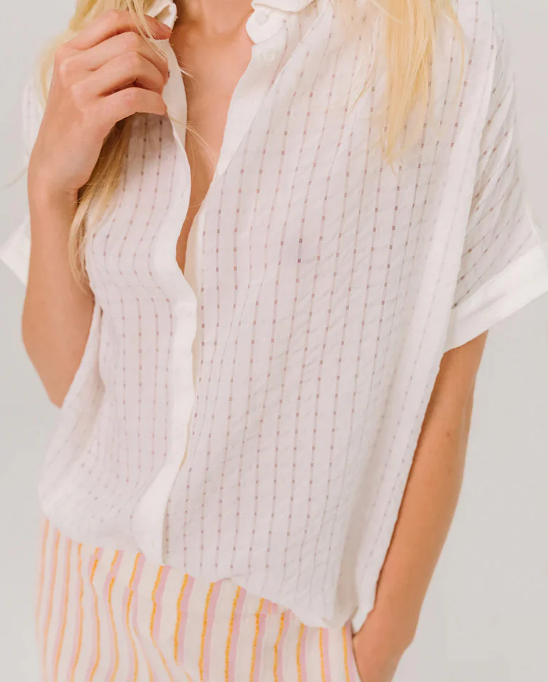 Louisa Pacora Blouse - White - Image 5