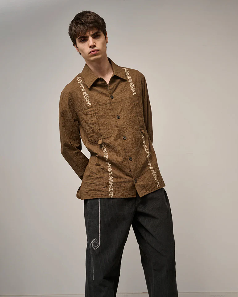 NEWELL SHIRT - COFFEE BROWN - Image 3