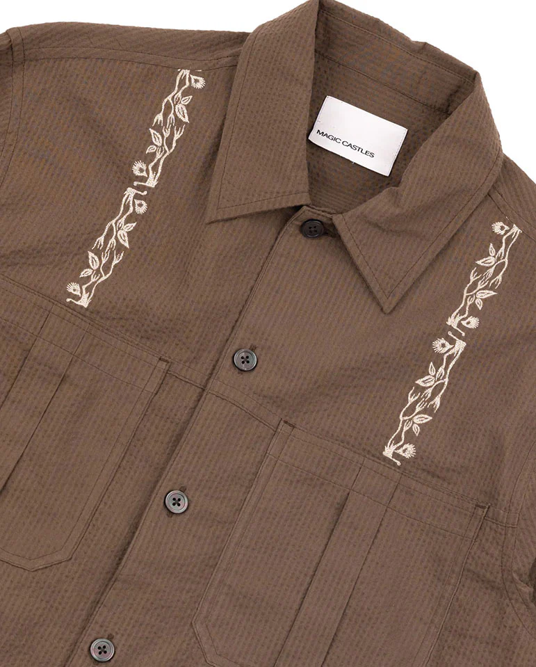 NEWELL SHIRT - COFFEE BROWN - Image 5