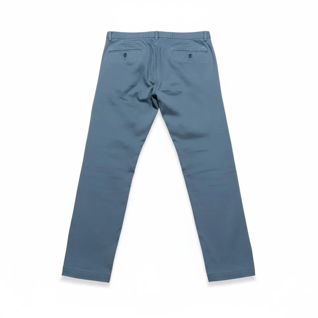 Regular Fit Clean Chino - Grey/Blue - Image 3