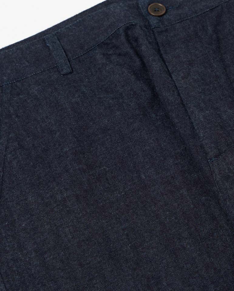 Military Chino - Brushed Indigo Denim - Image 4