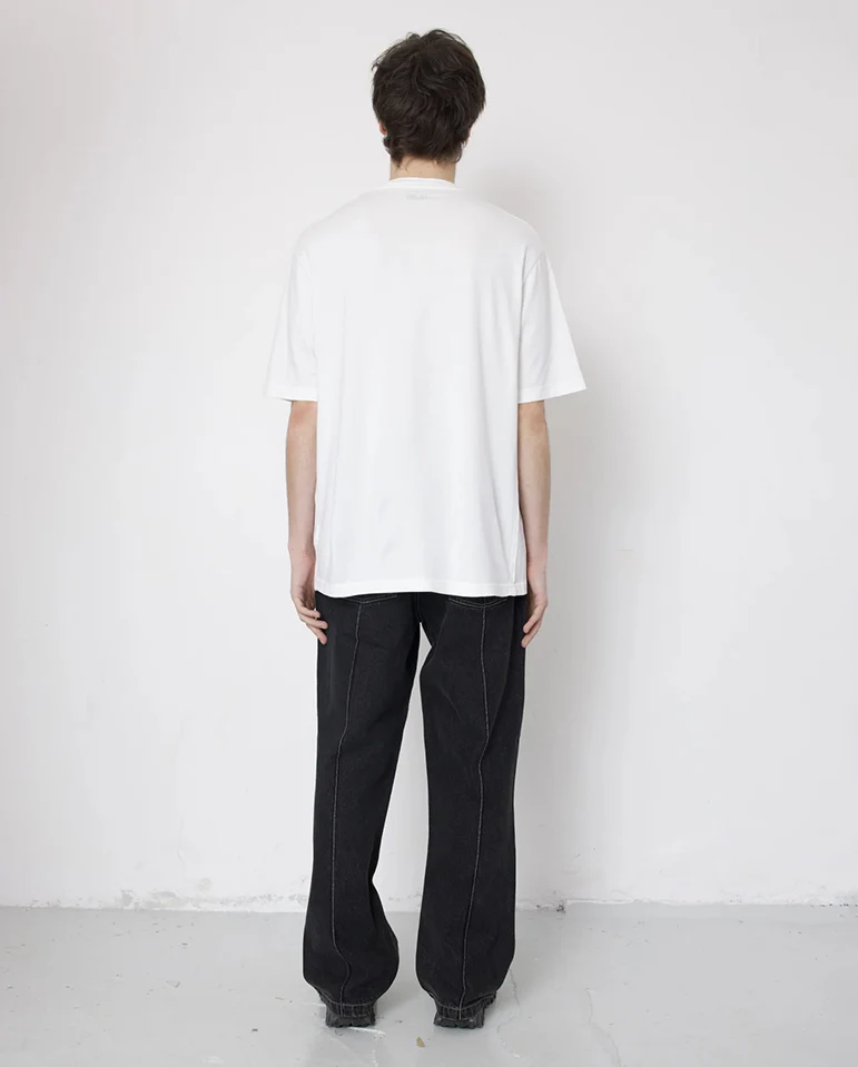 Naked Disinformation Tee - Off White - Image 3