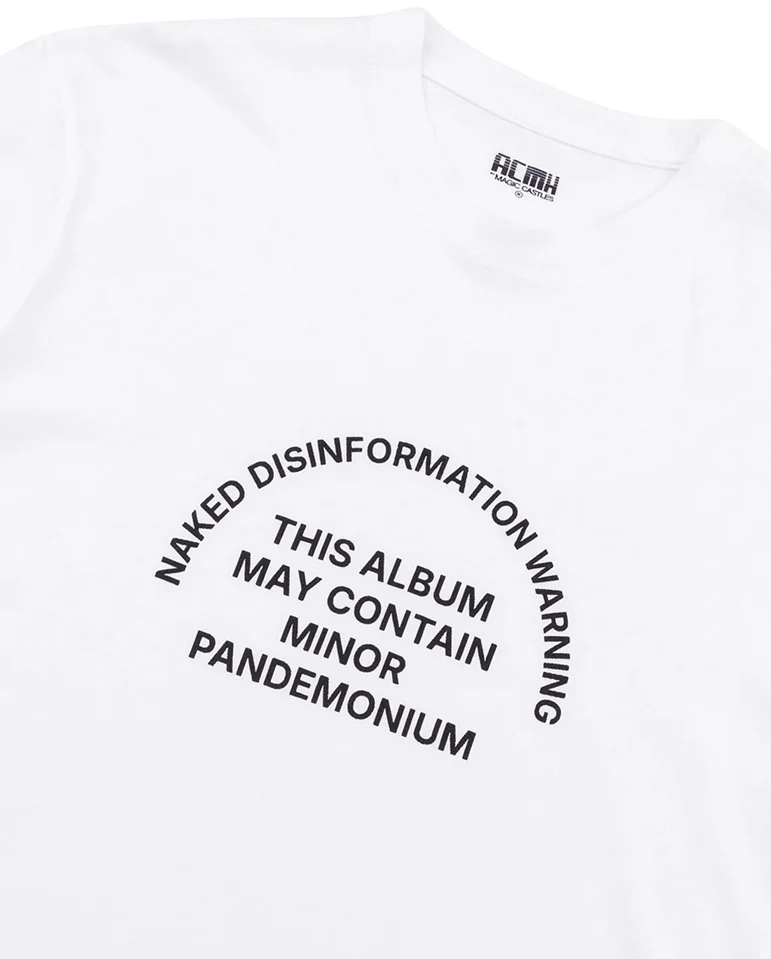 Naked Disinformation Tee - Off White - Image 4
