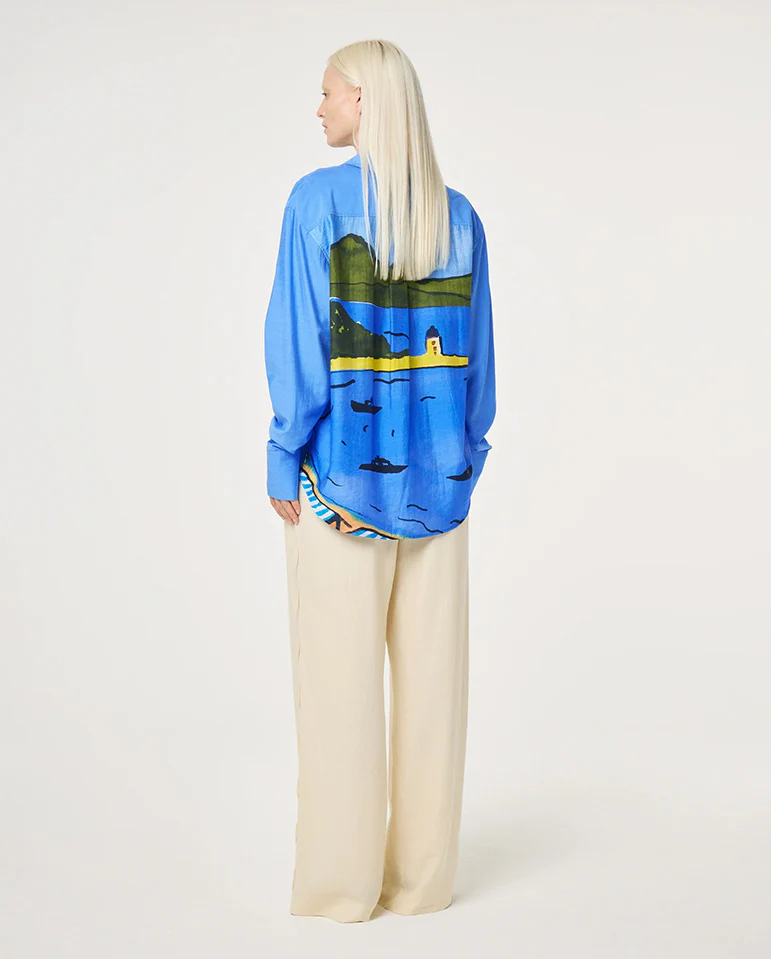 Navina Blouse - Blue Green - Image 3