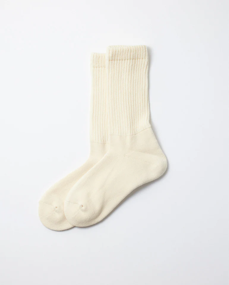 Organic Daily 3 Pack Crew Socks ECRU - Image 4