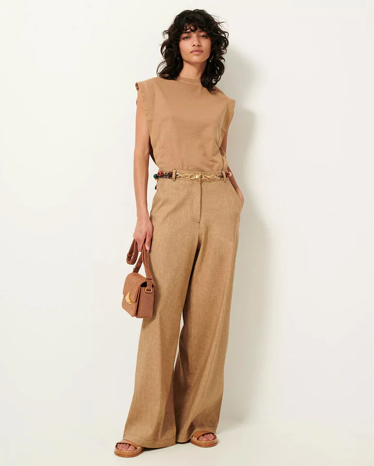 Orlando Pleat Sleeve Tee Alpaca - Image 3