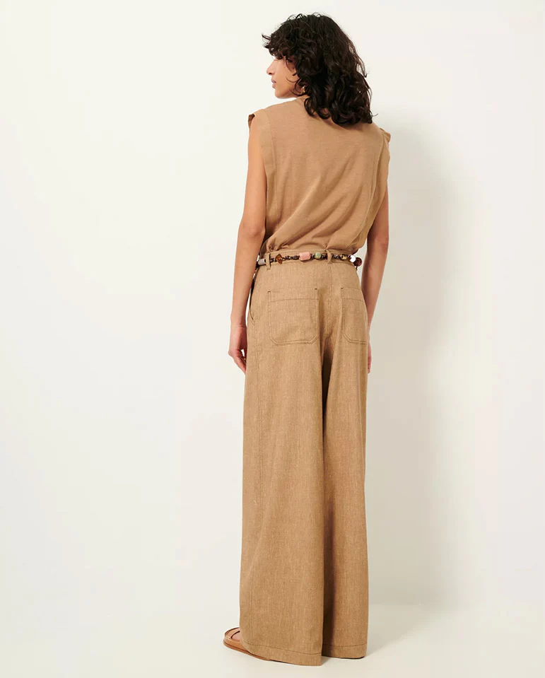 Orlando Pleat Sleeve Tee Alpaca - Image 4