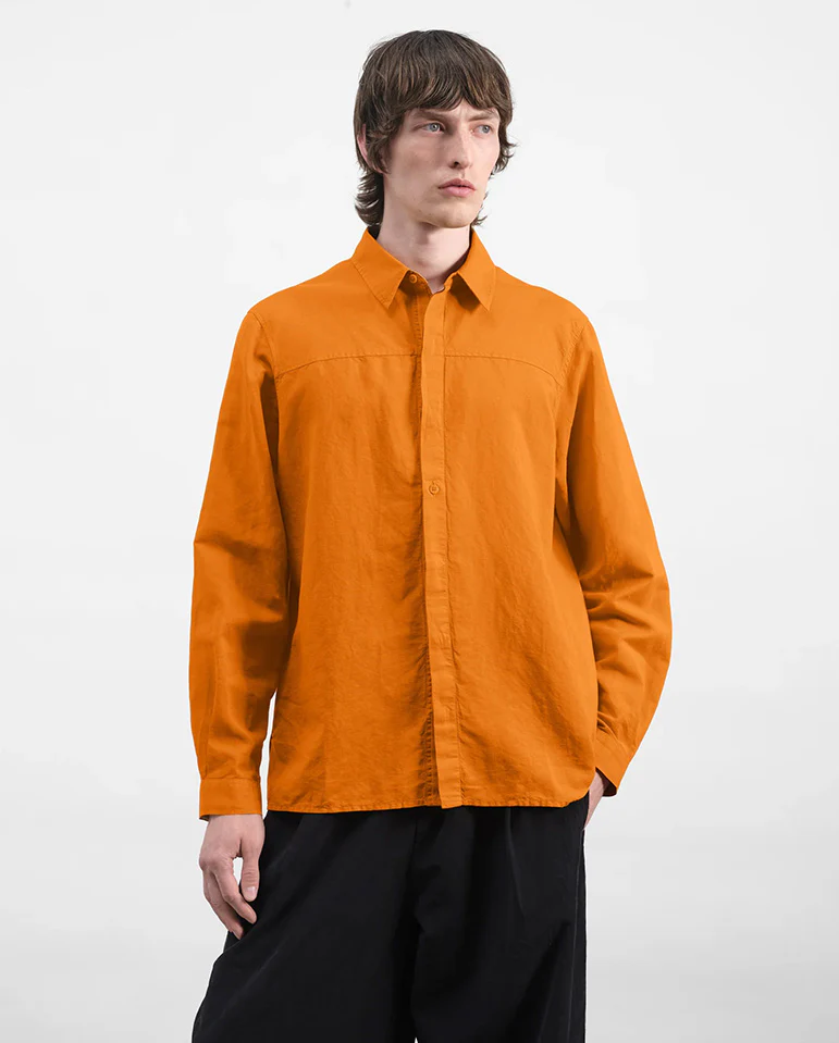 MINIMAL SHIRT - Orange - Image 3