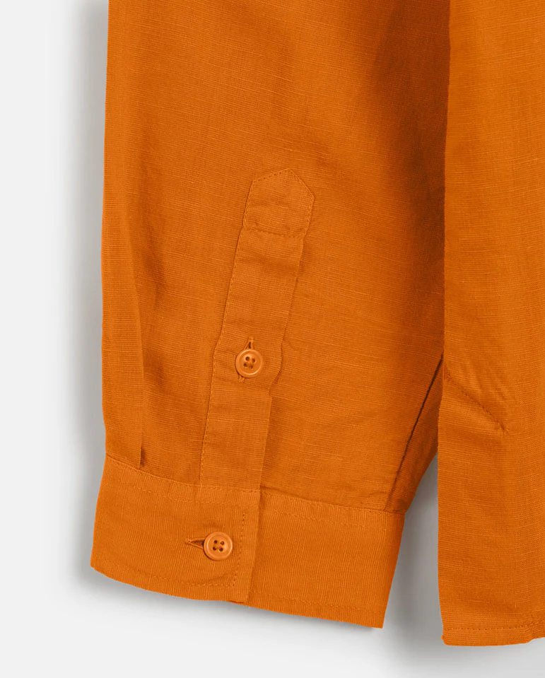 MINIMAL SHIRT - Orange - Image 5