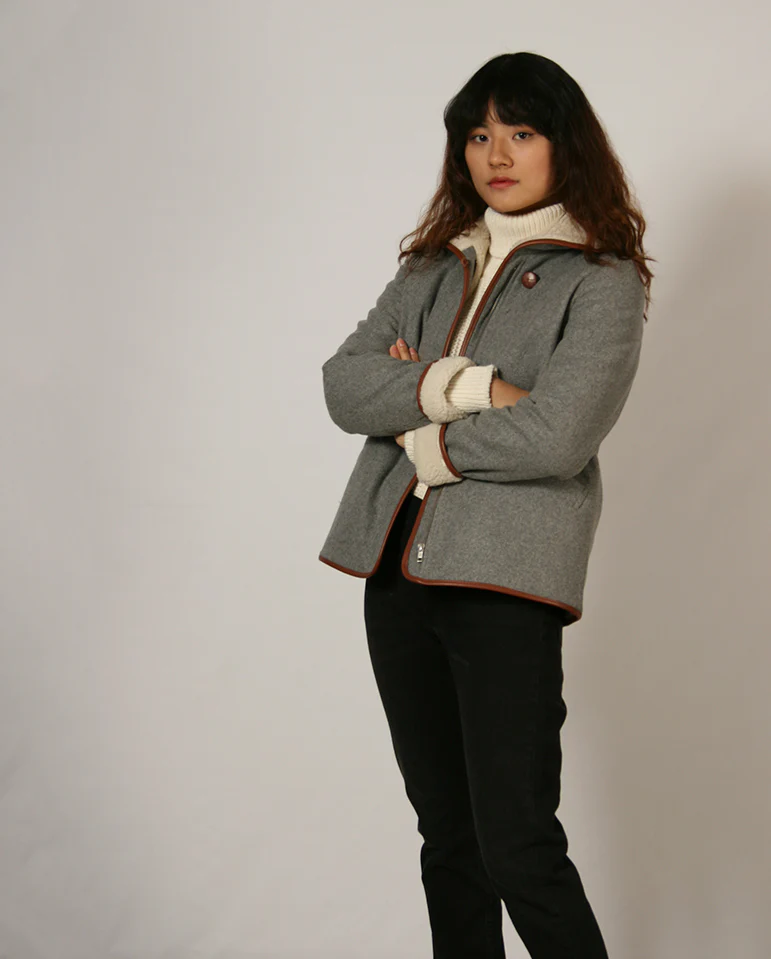Paolo Coat Cloud Grey - Image 4