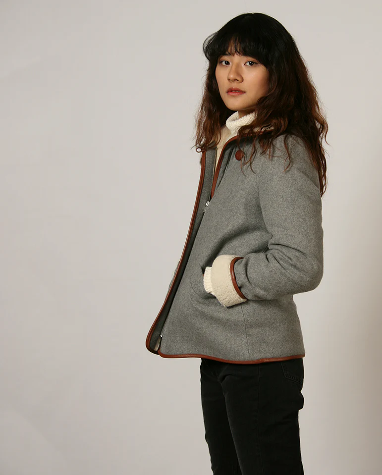 Paolo Coat Cloud Grey - Image 6