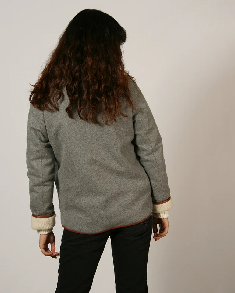 Paolo Coat Cloud Grey - Image 7