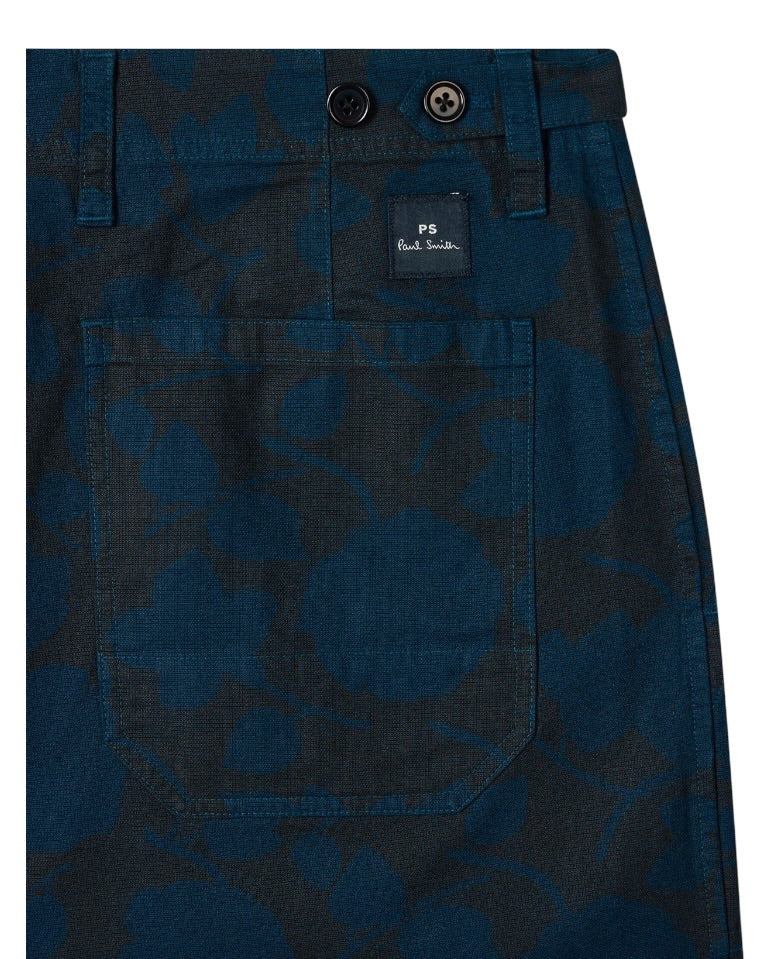 Patch Pocket Shorts - Blue - Image 2