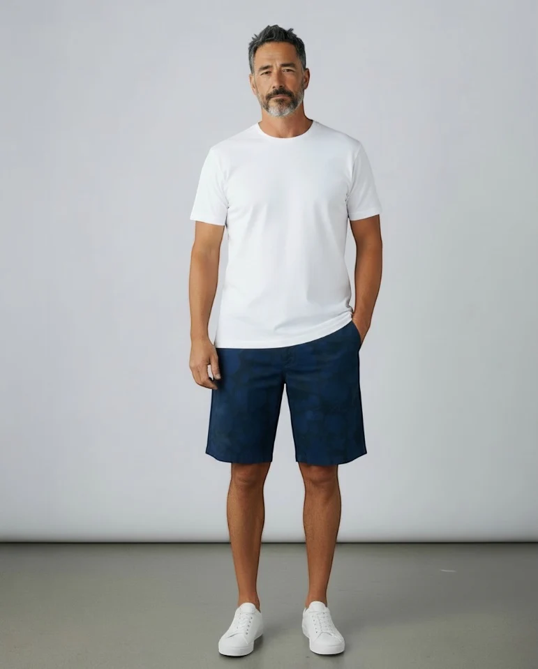 Patch Pocket Shorts - Blue - Image 3