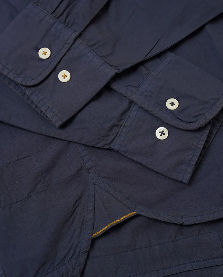 PATCHED LAZY DAY SHIRT - Navy - Image 4