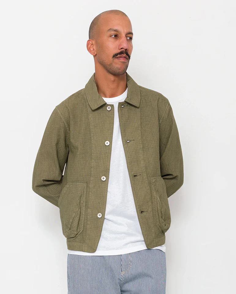 PRISM JACKET - LIGHT OLIVE CHUNKY RIPSTOP - Image 4