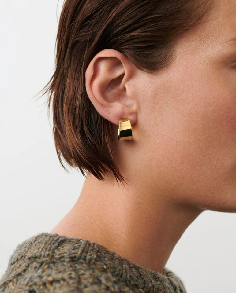 Reflection Hoops - Gold - Image 2