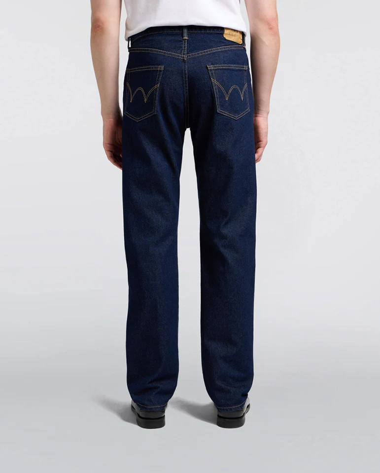 Regular Straight Kaihara Pure Indigo Openend Denim - Blue Rinsed - Image 4