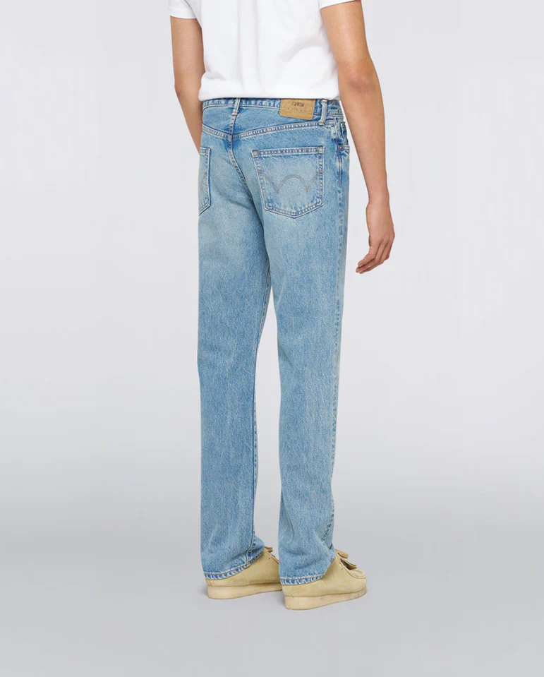 Regular Straight Kaihara Pure Indigo Openend Denim - Mid Light Used - Image 3