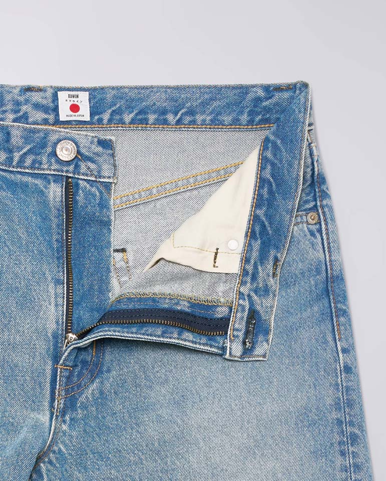 Regular Straight Kaihara Pure Indigo Openend Denim - Mid Light Used - Image 5