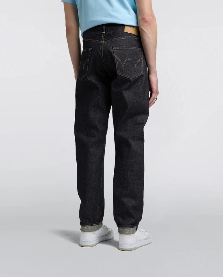 Regular Tapered, Dark Pure Indigo Rainbow Selvage - Blue Unwashed - Image 3