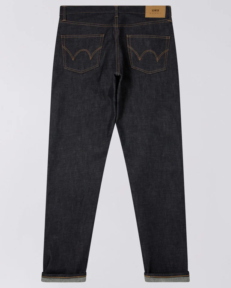 Regular Tapered, Dark Pure Indigo Rainbow Selvage - Blue Unwashed - Image 5