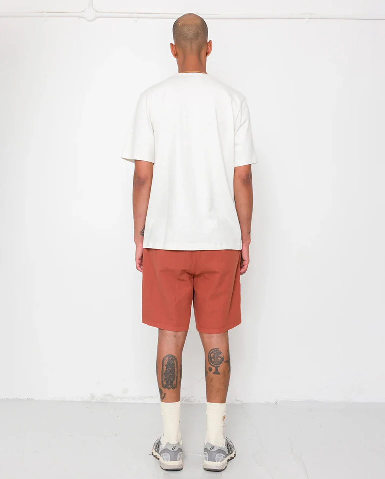RELAXED ASSEMBLY SHORT - RED OXIDE - Image 5