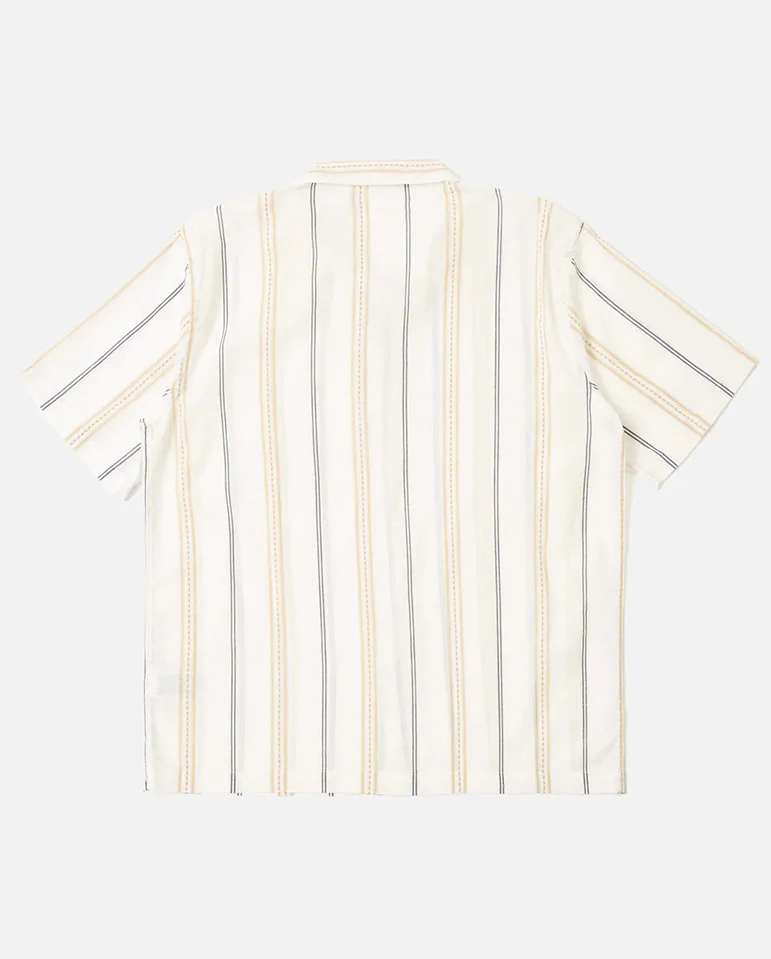 ROAD SHIRT - ECRU/NAVY/SAND STRIPE - Image 3