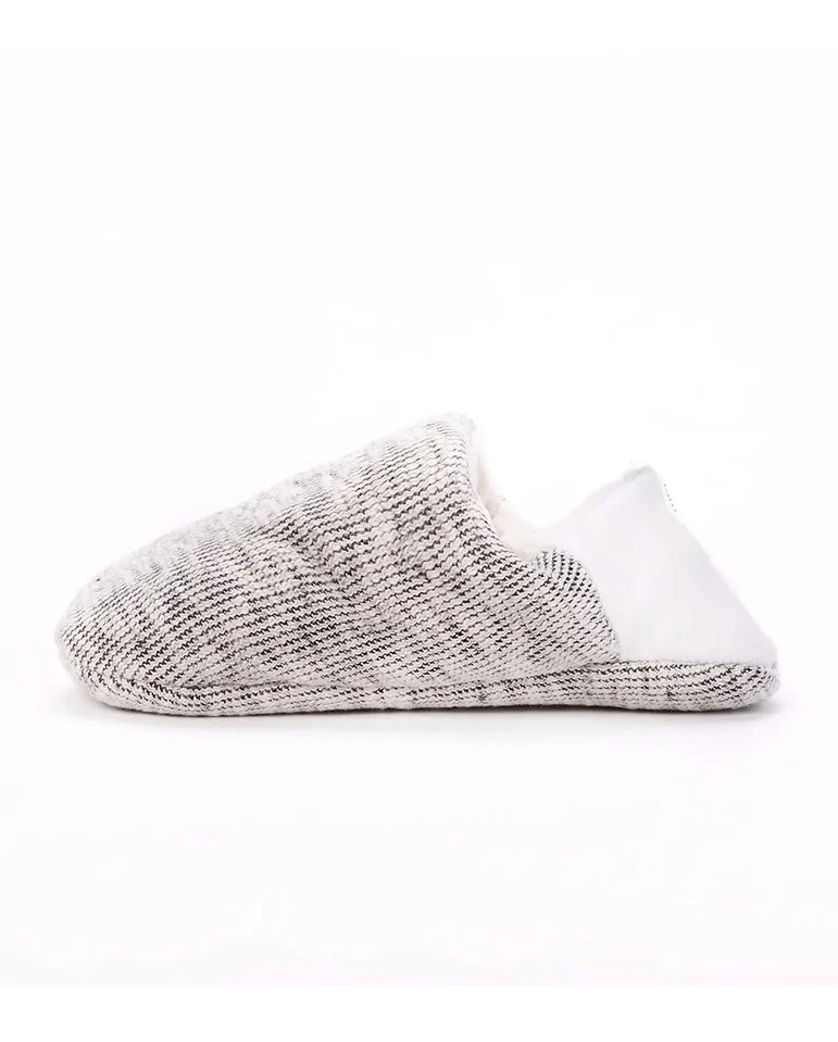 Room Slipper - Slab Tweed Slab Tweed x Sheep Boa - Image 3