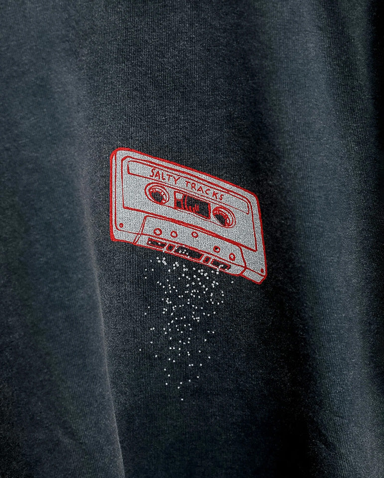 Roy Salty Tracks Tee - Anthracite - Image 2