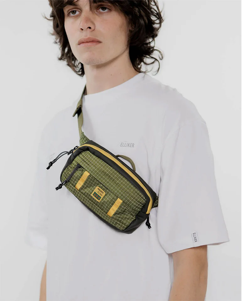 Semer Hiler-Delic Sling Bag - Green/Yellow - Image 5