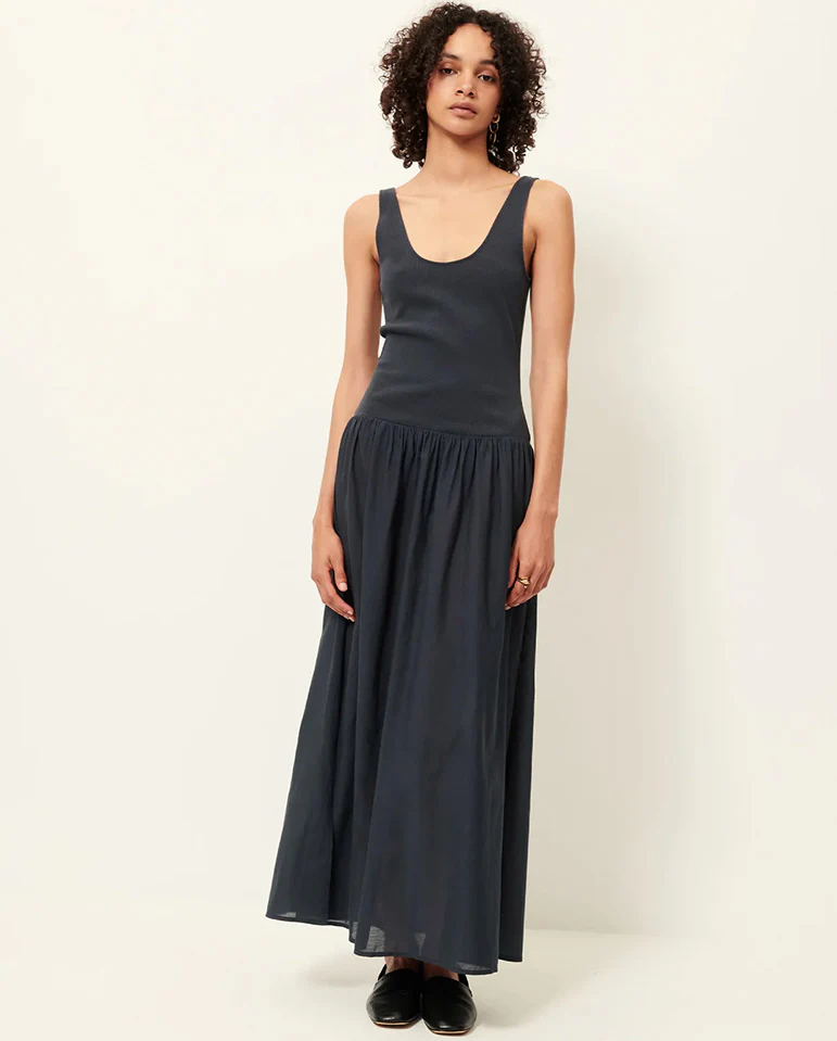 Solao Sleeveless Maxi Dress - Smoke Green - Image 2