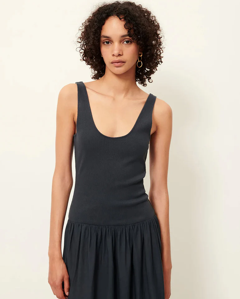 Solao Sleeveless Maxi Dress - Smoke Green - Image 3