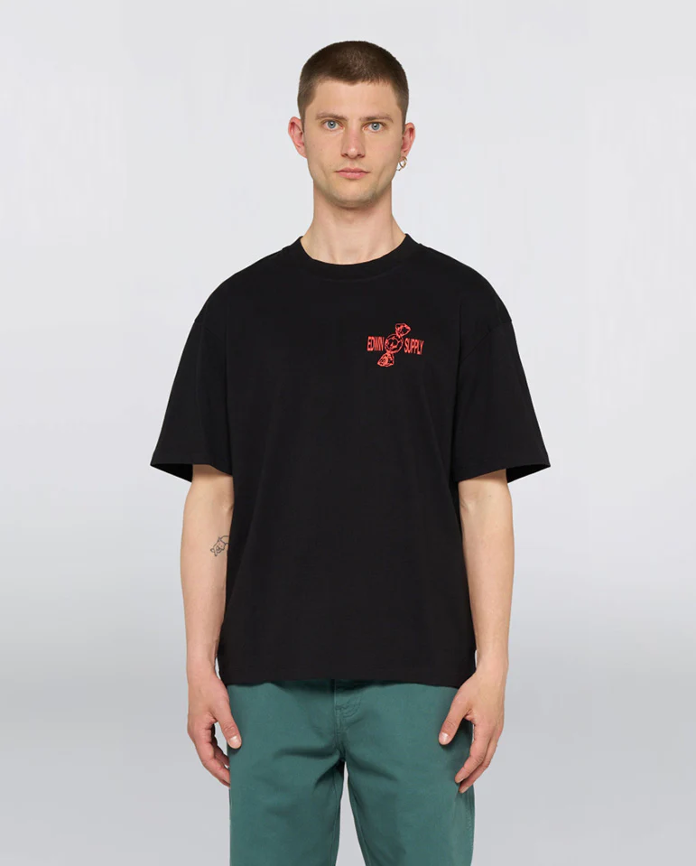 Sorry Tokyo T-Shirt - Black Garment wash - Image 2