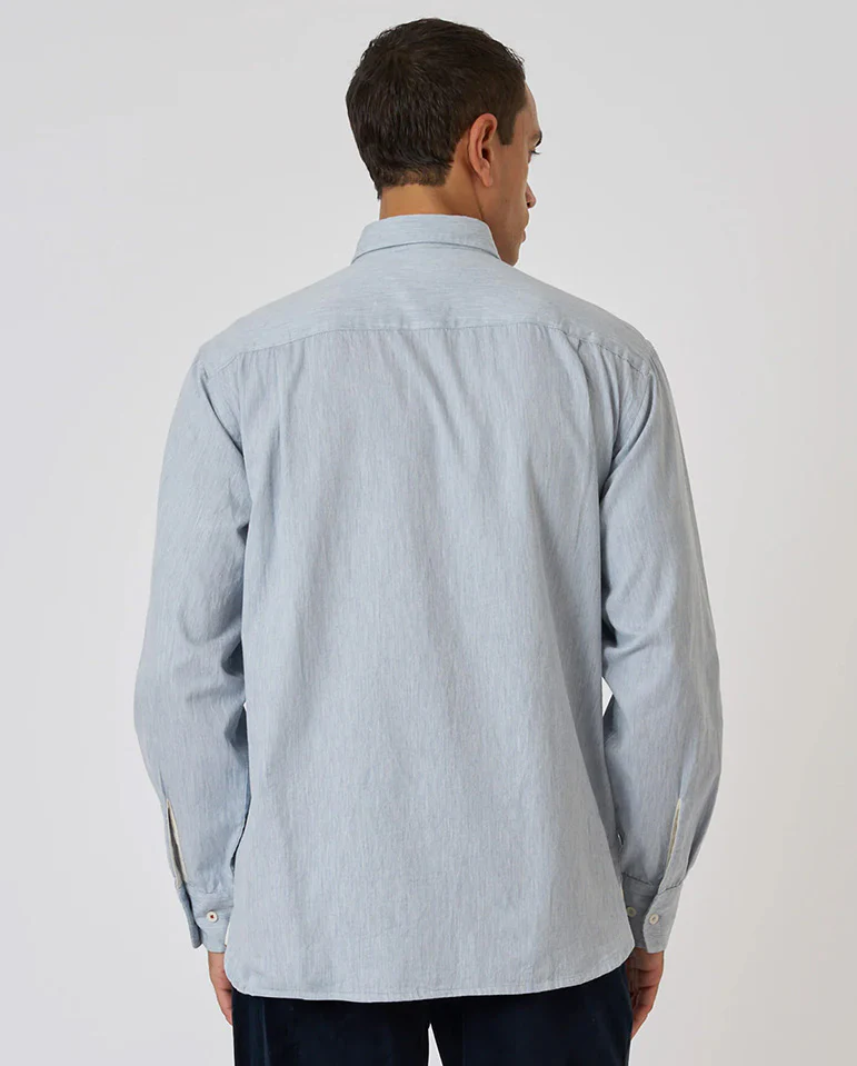 Square Pocket Shirt - Blue - Image 3