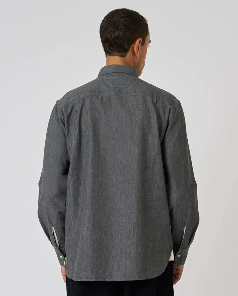 Square Pocket Shirt - Charcoal - Image 3