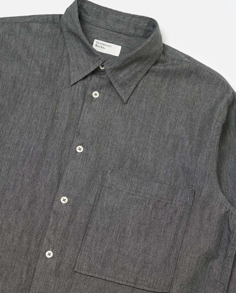 Square Pocket Shirt - Charcoal - Image 4