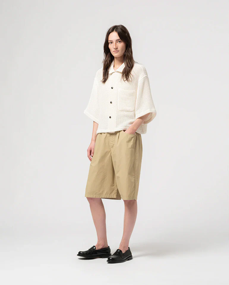 Sumatra Trellis Shirt - Ecru - Image 4