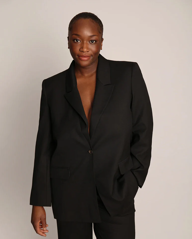 Sussima Boyish Blazer BLACK - Image 3