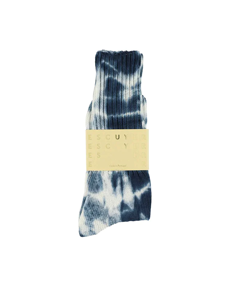 Tie Dye Socks - Off White / Graphite - Image 2