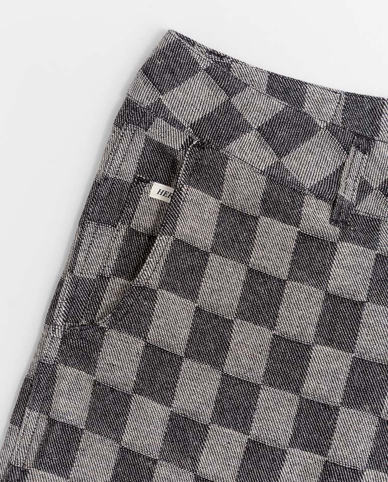 Trellis Shorts - Black Check - Image 4