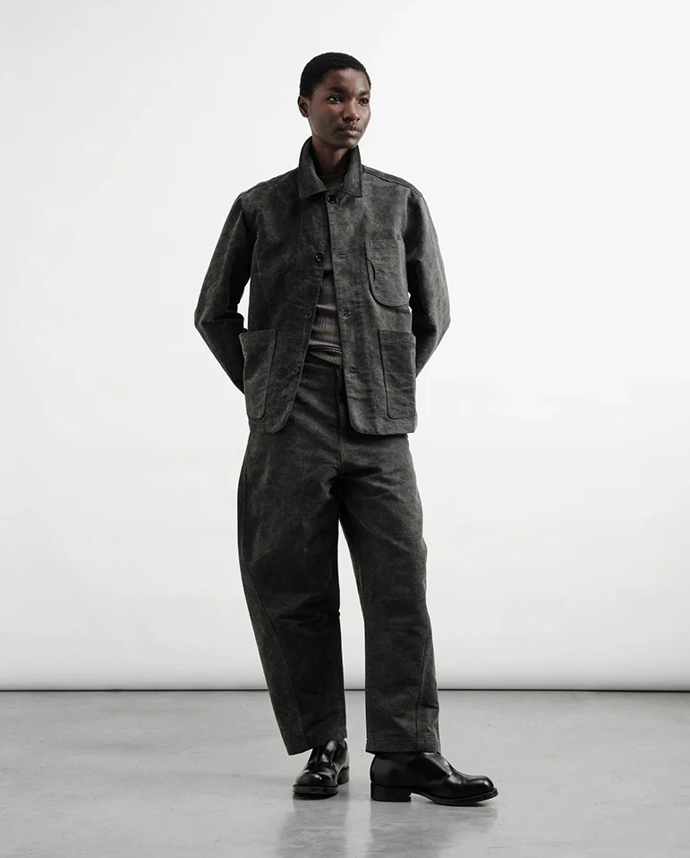 Twisted Seam Jean - Charcoal Denim - Image 5