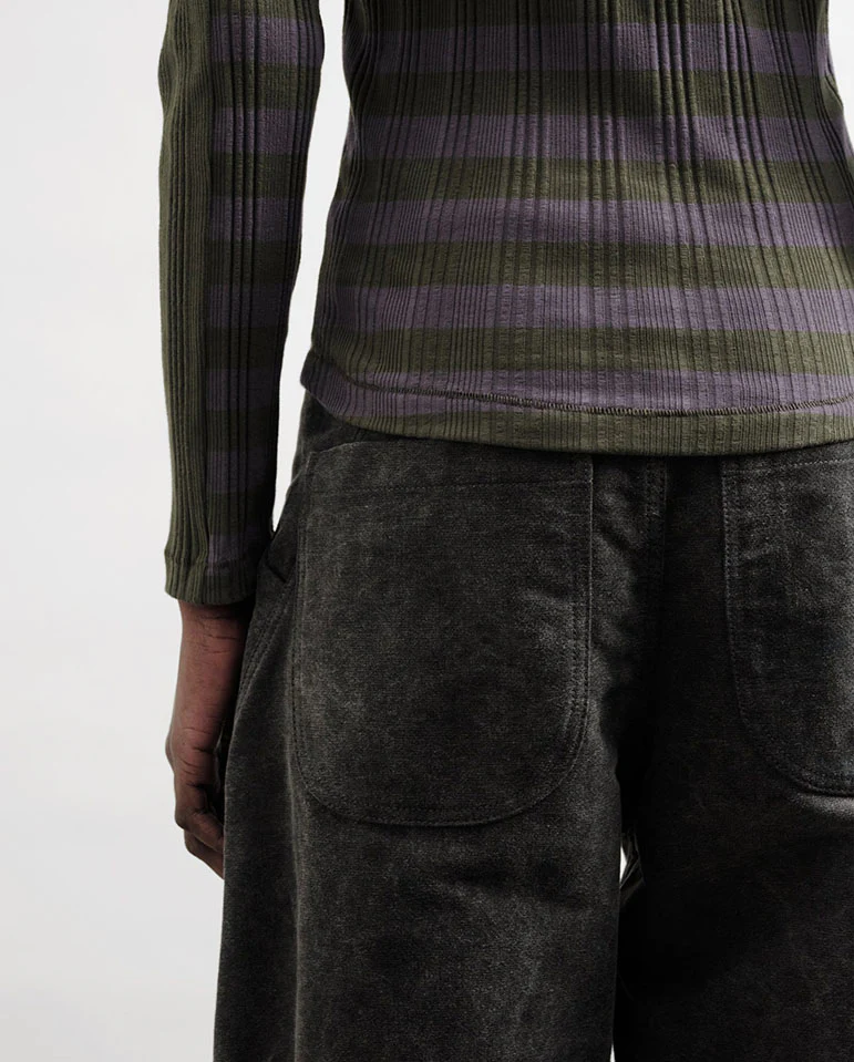 Twisted Seam Jean - Charcoal Denim - Image 6