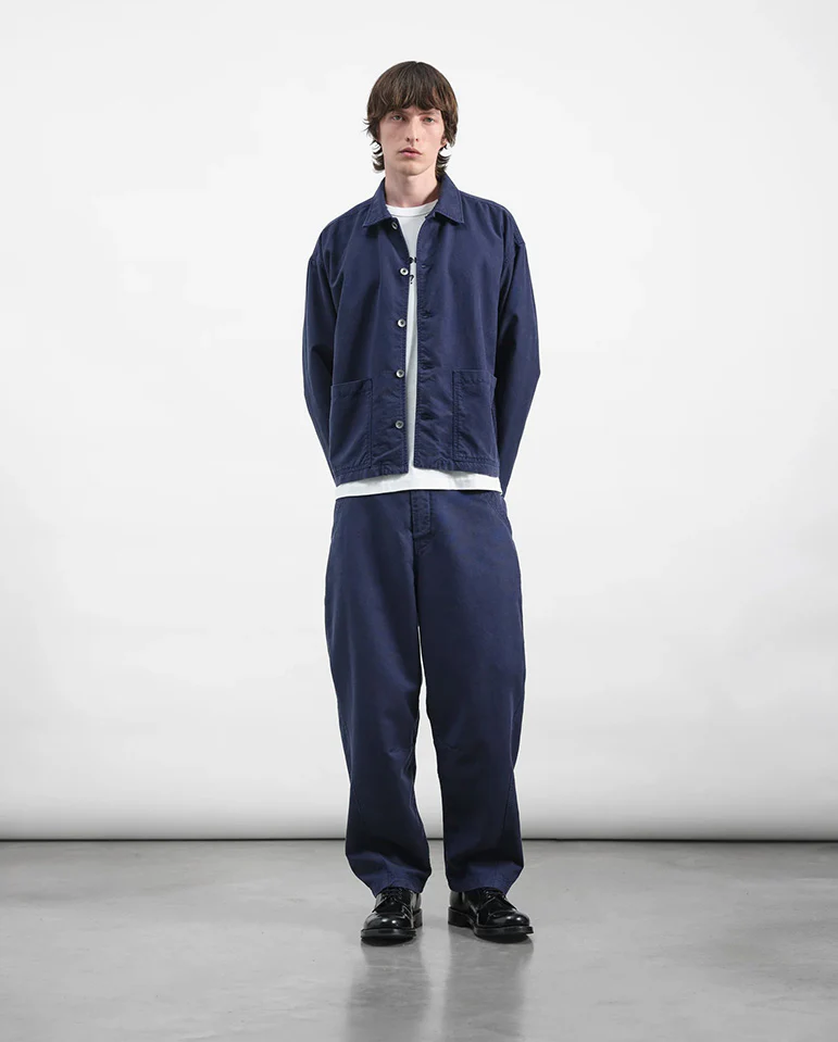 TWISTED SEAM TROUSER - Navy - Image 3