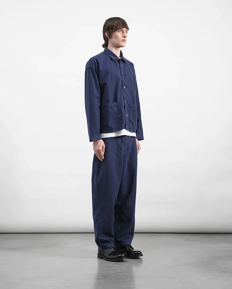 TWISTED SEAM TROUSER - Navy - Image 4