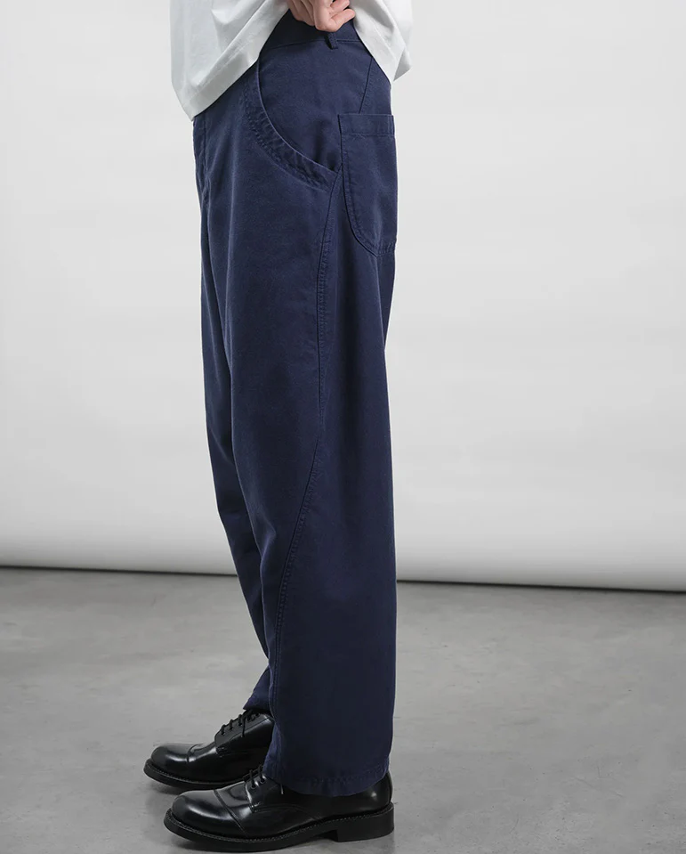 TWISTED SEAM TROUSER - Navy - Image 5
