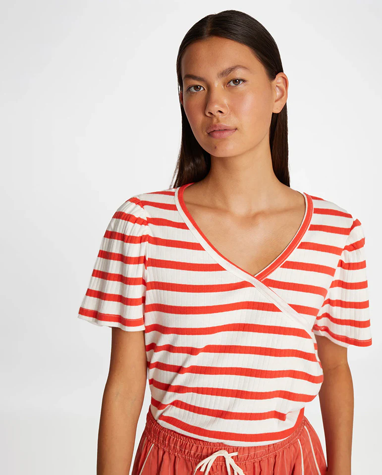 Ute Stripe Tee Red Stripe - Image 3