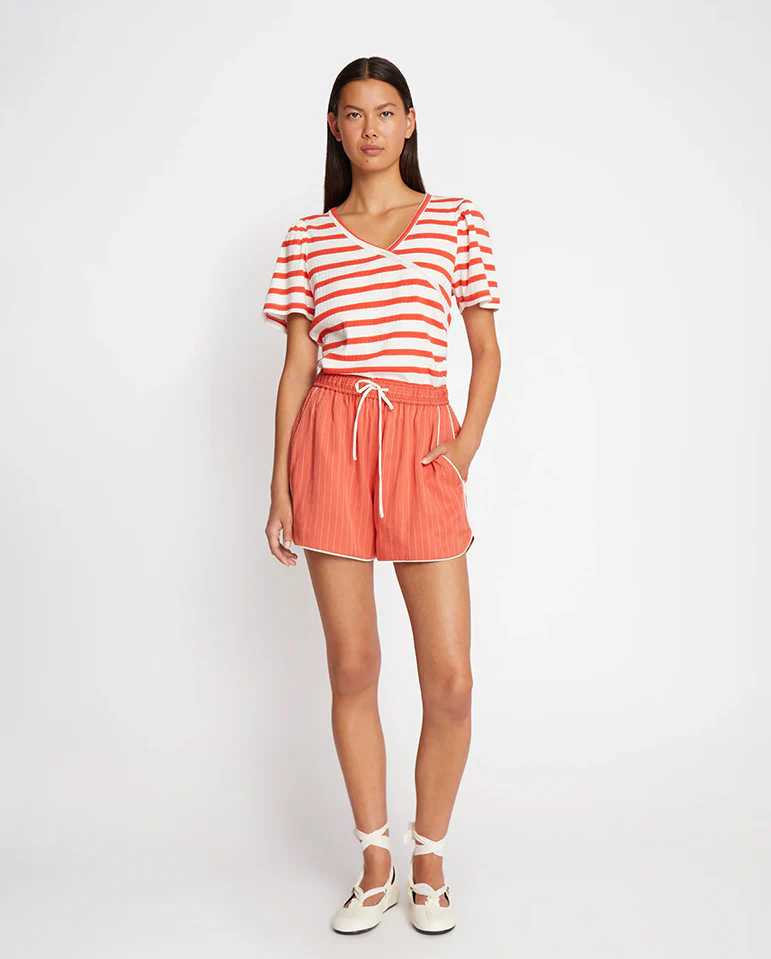 Ute Stripe Tee Red Stripe - Image 4